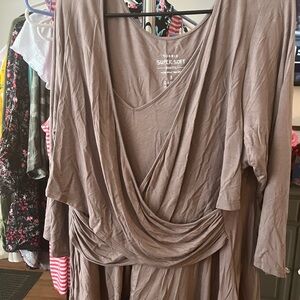 TORRID TAUPE TOP SZ 3